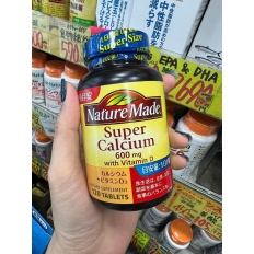 Viên uống bổ sung Canxi và Vitamin D Nature Made Nhật Bản Viên uống bổ sung Canxi và Vitamin D Nature Made Nhật Bản