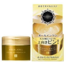 Kem Dưỡng da chống lão hoá Shiseido Aqualabel Special Gel Cream Oil In nhãn vàng - Hũ (90g)