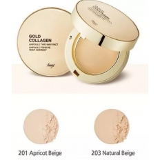 Phấn phủ nén Gold Collagen Ampoule Two-way Pact SPF40 PA++ fmgt The Face Shop